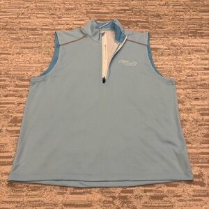 Zero Restriction 1/4 Zip Vest Men’s XL Golf Clay Walker Classic Pebble Beach
